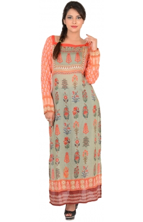 COTTON SILK LONG KURTI