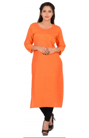 ORANGE PINTUCKS KURTI