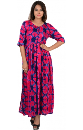 PRINTED LONG DRESS