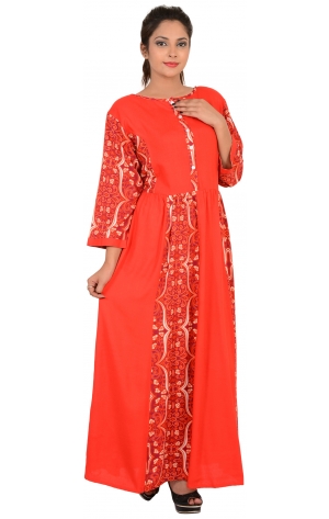 PRINTED LONG  KURTI