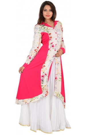 RAYON PRINTED KURTI