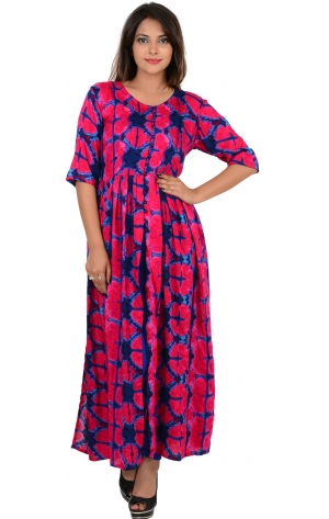 PRINTED LONG DRESS